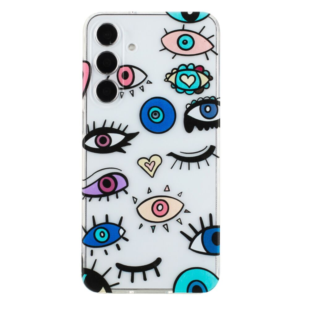 Samsung Galaxy A55 Case Eye Monster Pattern TPU