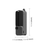 Silicone Cover Case 3 in 1 Set PULUZ For DJI OSMO Pocket 3 - Black