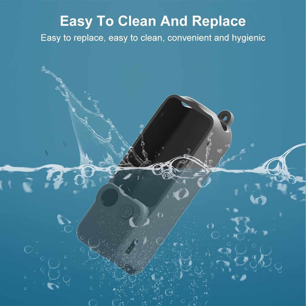 Silicone Cover Case 3 in 1 Set PULUZ For DJI OSMO Pocket 3 - Black