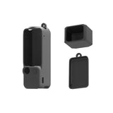 Silicone Cover Case 3 in 1 Set PULUZ For DJI OSMO Pocket 3 - Black