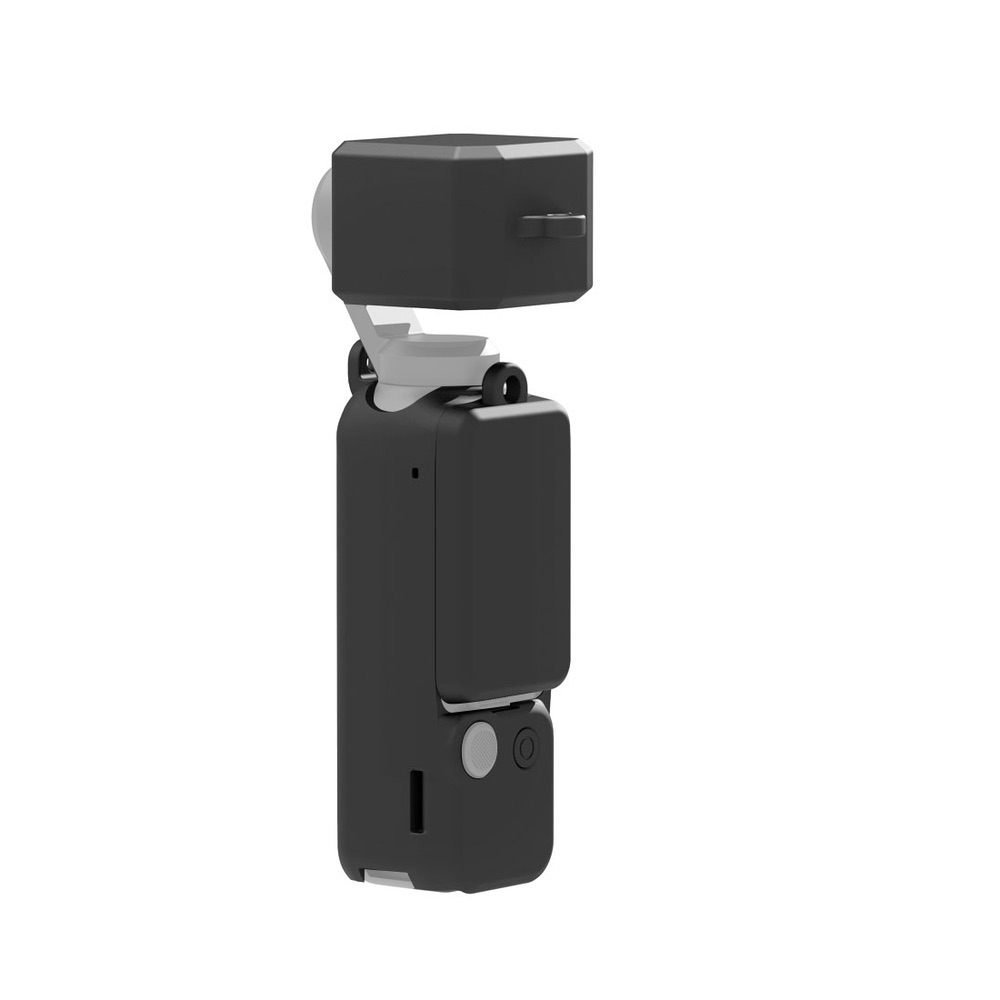 Silicone Cover Case 3 in 1 Set PULUZ For DJI OSMO Pocket 3 - Black