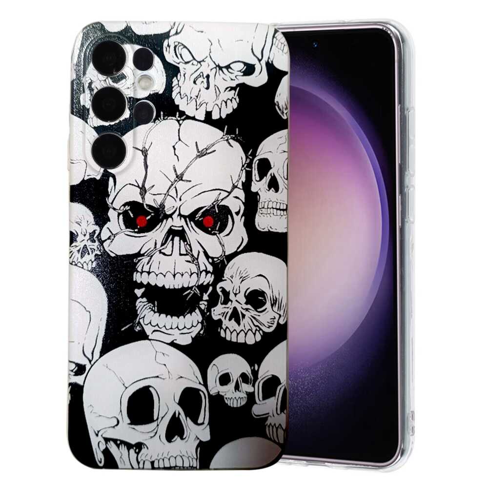 Samsung Galaxy S24 Ultra 5G Case Skull Drawing Pattern TPU