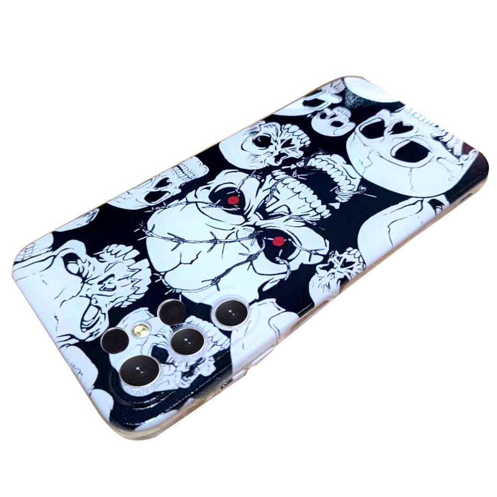 Samsung Galaxy S24 Ultra 5G Case Skull Drawing Pattern TPU