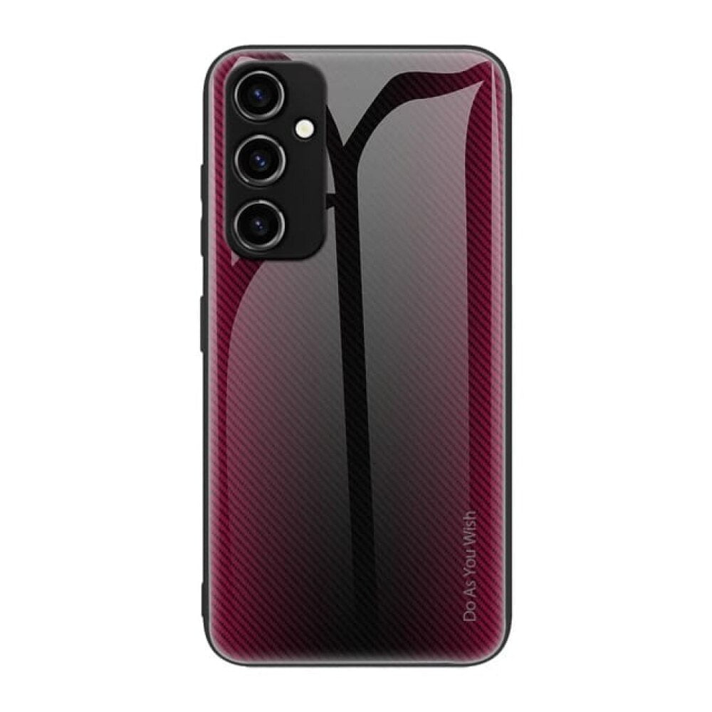 Samsung Galaxy A55 5G Case Texture Gradient TPU - Red