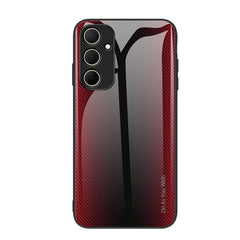 Samsung Galaxy A55 5G Case Texture Gradient TPU - Red