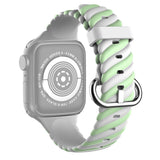 Two-Tone Band for Apple Watch 41mm / 40mm / 38mm - Macaron Green White