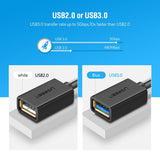 USB 3.0 Female to USB-C / Type-C Male UGREEN OTG Converter Adapter - White