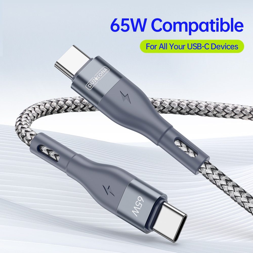 USB C Cable 3M DUZZONA A2 PD 65W 3.25A Fast Charging