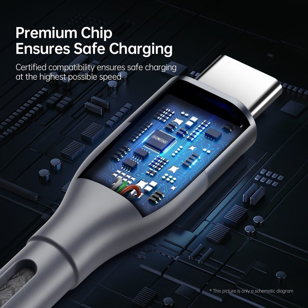 USB C Cable 3M DUZZONA A2 PD 65W 3.25A Fast Charging