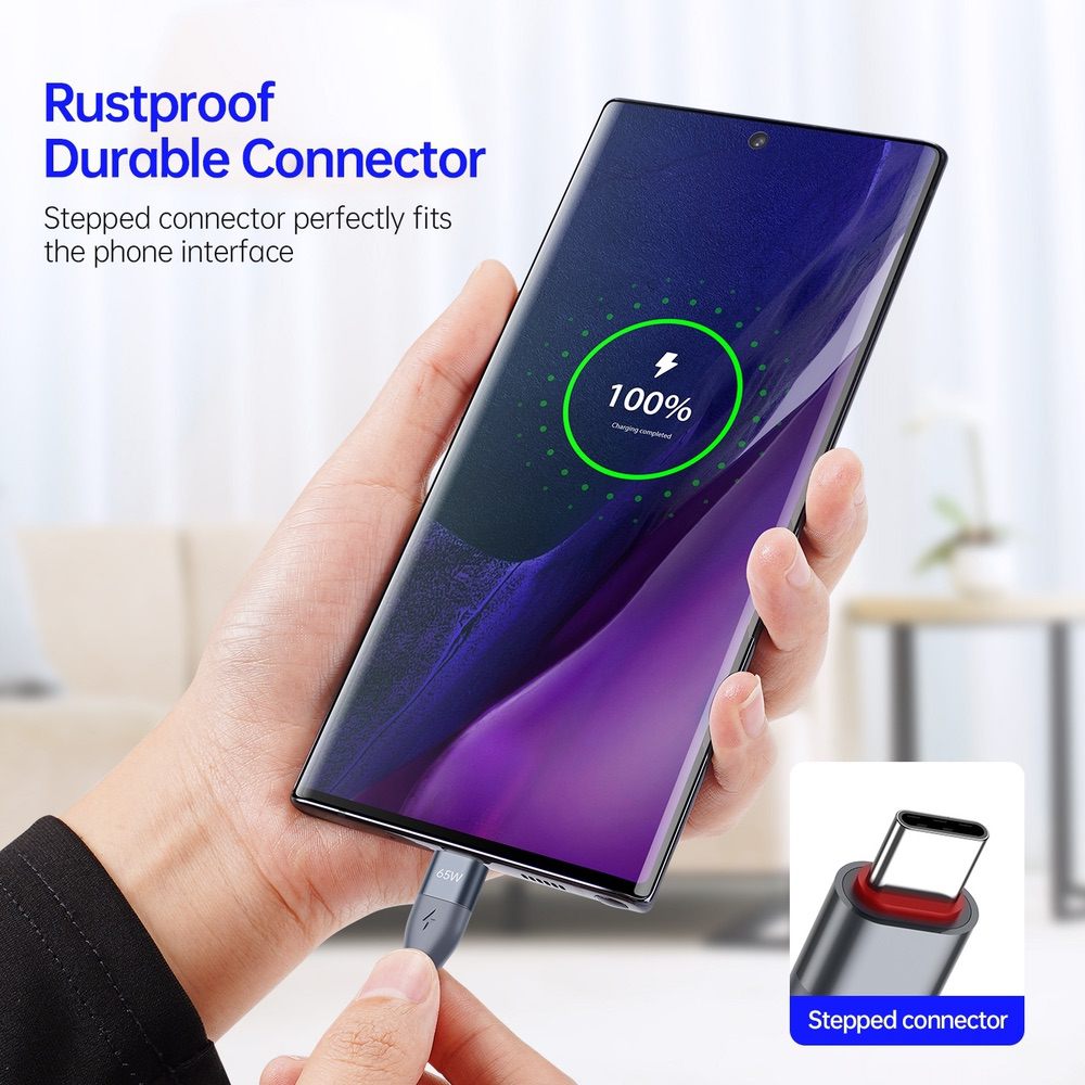 USB C Cable 3M DUZZONA A2 PD 65W 3.25A Fast Charging