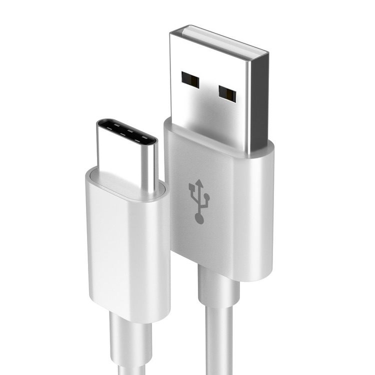 USB C Cable AMORUS 2.1A 1M - White