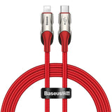 USB C to Lightning Cable Baseus Fish Eye PD 18W - Red