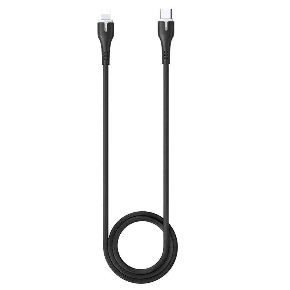 USB C to Lightning Cable HOCO PD 18W Fast Charging 1M Black