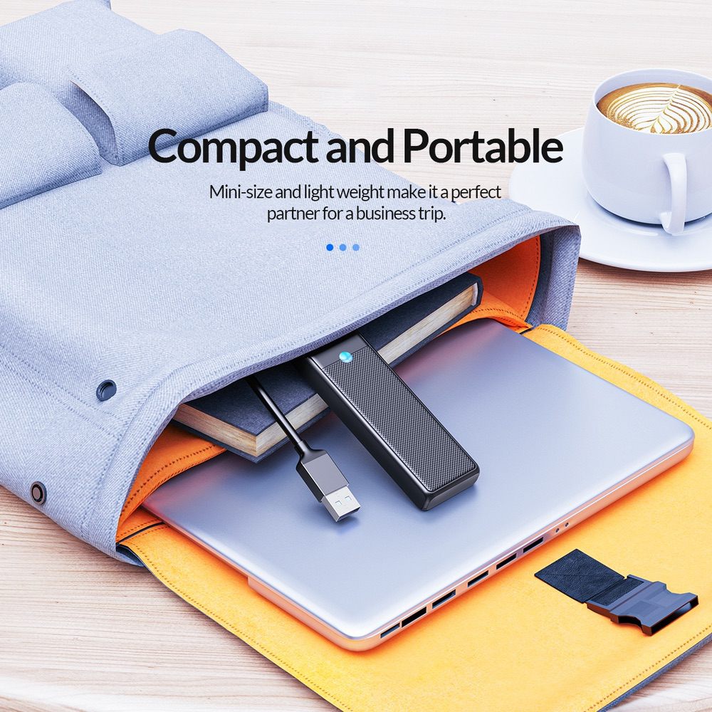 USB HUB 4 in 1 ORICO Multi-function Docking Station Adapter - Black