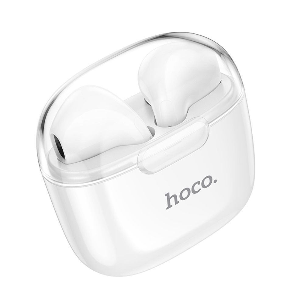 Wireless TWS Earbud With Crystal Case HOCO DES37 - White