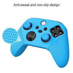 Xbox Series X Controller Grip – Blue Anti-Slip Silicone Protective Cover