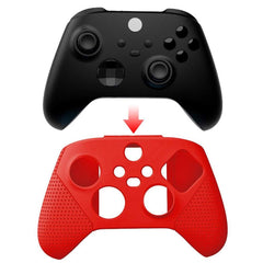 Xbox Series X Controller Skin – Red Shockproof Silicone Grip Cover