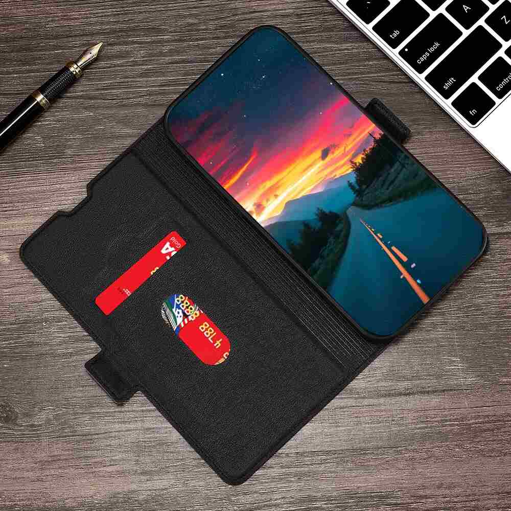 Xiaomi 12 Pro Case Dual-side Magnetic Buckle PU Leather - Black