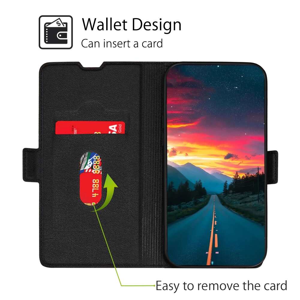 Xiaomi 12 Pro Case Dual-side Magnetic Buckle PU Leather - Black