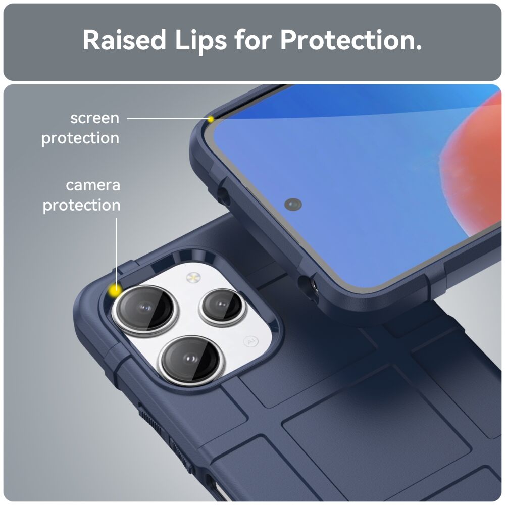 Xiaomi Redmi 12 4G Case Shockproof Protective - Blue