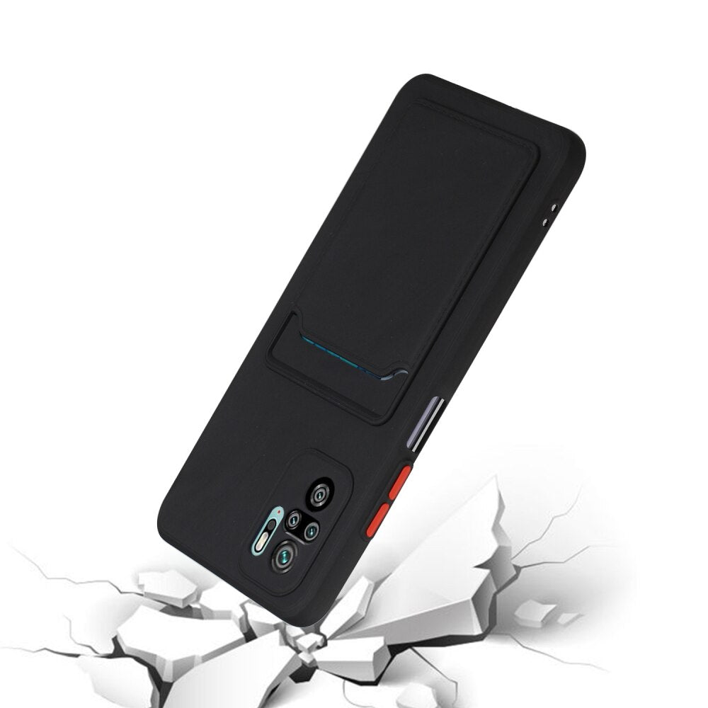 Xiaomi Redmi Note 10 Pro Case With Card Slot - Black