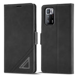 Xiaomi Redmi Note 10 Pro Dual-side Buckle Secure Flip Wallet - Black