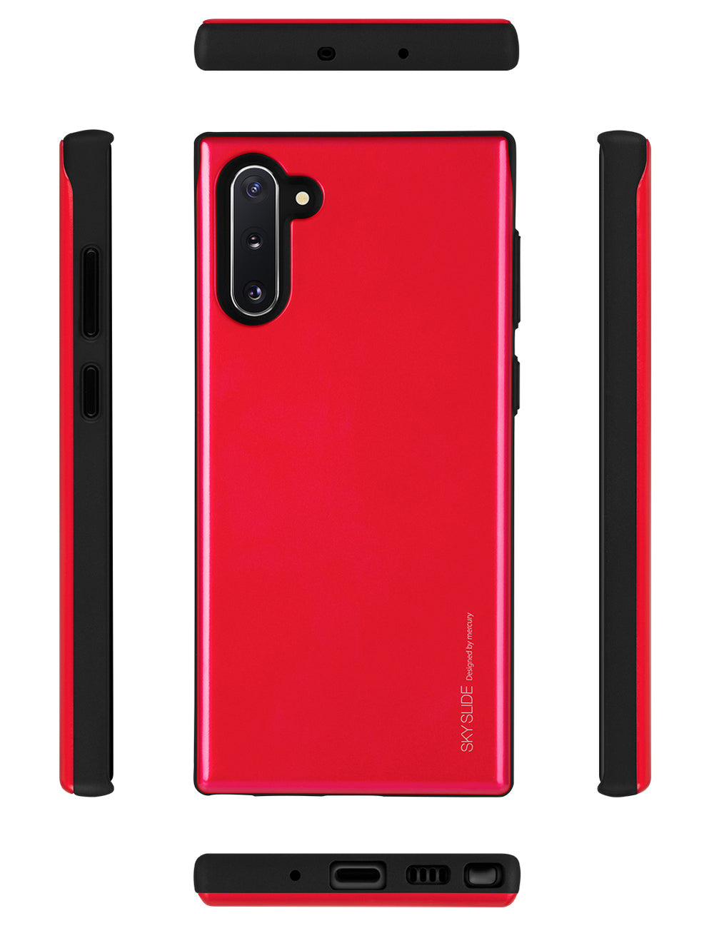 Samsung Galaxy Note 10 Case Made With TPU and PC - Red