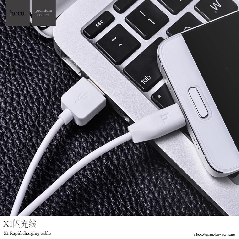 Micro USB Cable 1M HOCO X1 - White