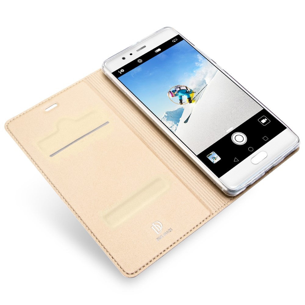 Huawei P10 Case Made With PU Leather and TPU - Gold