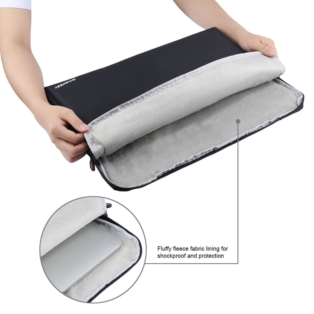 Laptop MacBook Bag 13.3-inch HAWEEL Zipper Handheld - Black