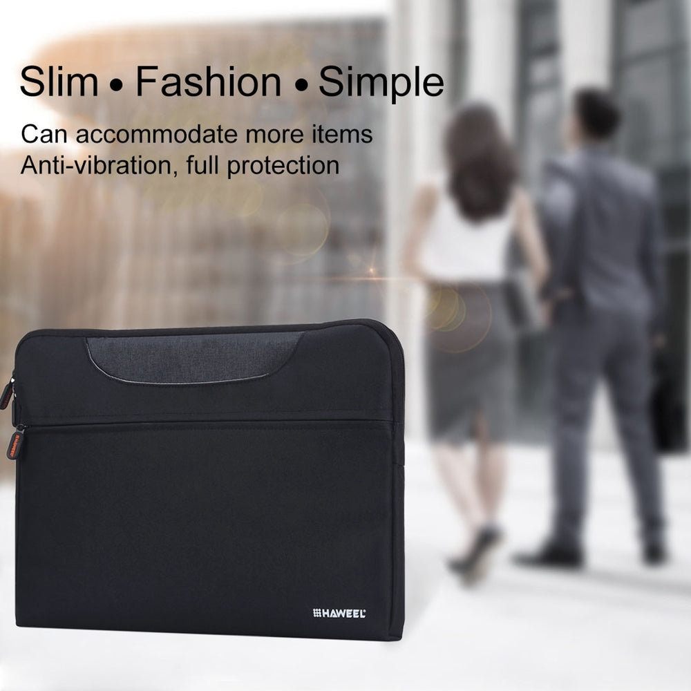 Laptop MacBook Bag 13.3-inch HAWEEL Zipper Handheld - Black