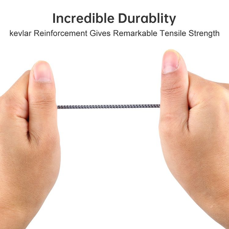 Audio Cable Braided 3.5mm Male to Microphone + Audio Female