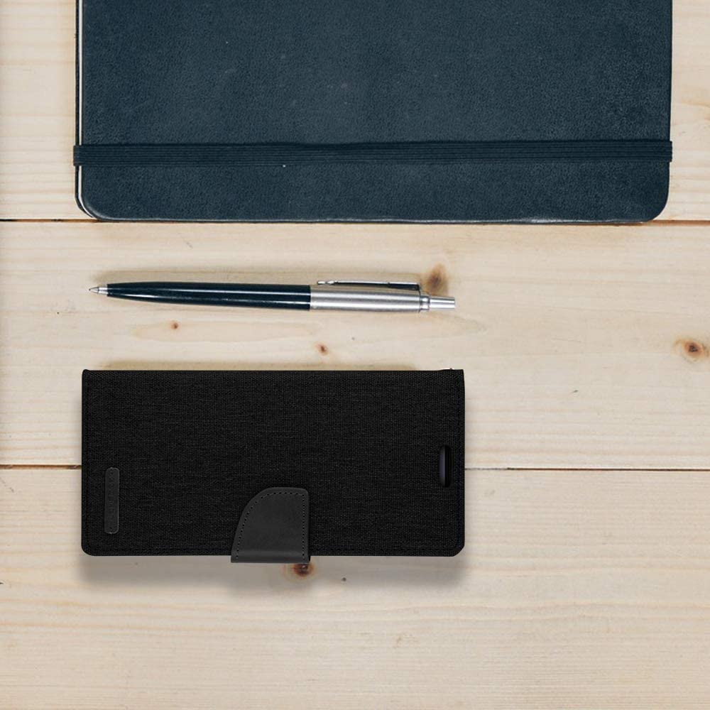 Samsung Galaxy Note 20 Case Made With PU Leather and TPU - Black