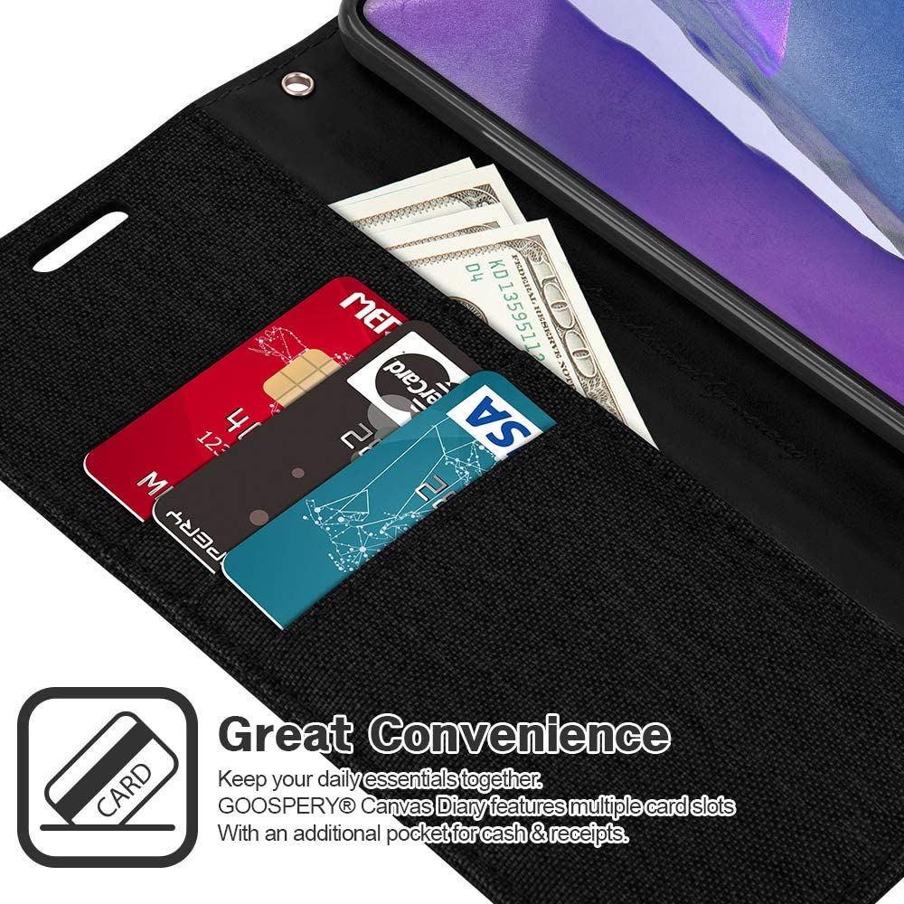 Samsung Galaxy Note 20 Case Made With PU Leather and TPU - Black