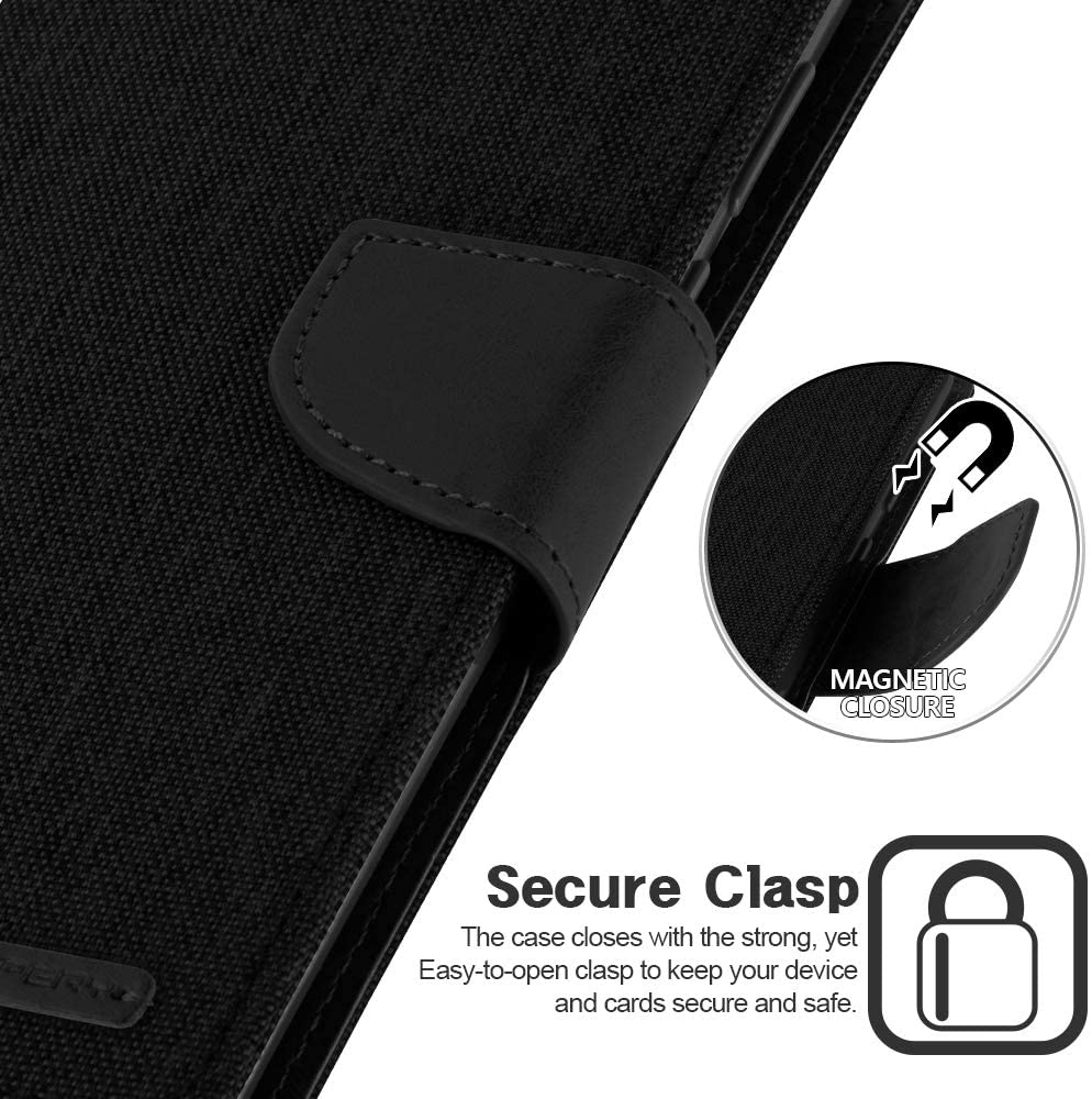 Samsung Galaxy Note 20 Case Made With PU Leather and TPU - Black