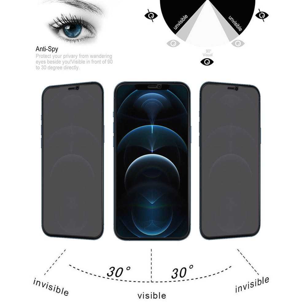 iPhone 12 Pro Max Screen Protector Privacy Anti-Peeping