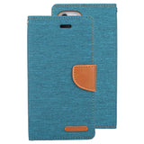 iPhone 12 Pro / iPhone 12 Case MERCURY Canvas Diary Shockproof - Green