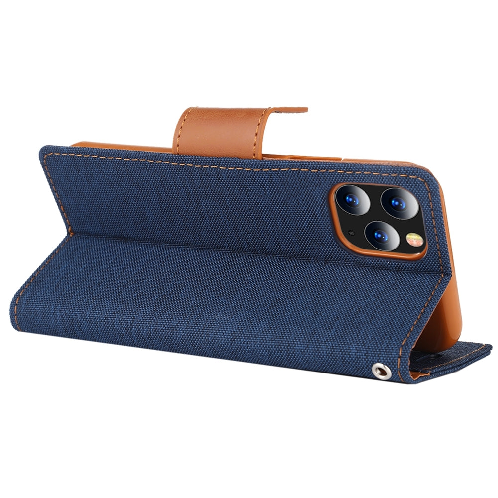 iPhone 12 Pro Max Case MERCURY Canvas Diary - Navy Blue