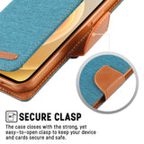 Mercury Canvas iPhone 12, iPhone 12 Pro Secure Case - Blue