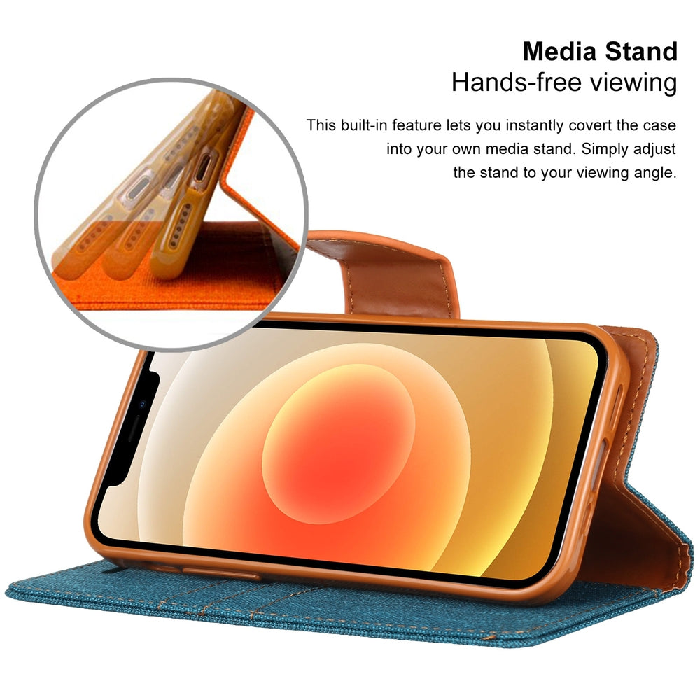 iPhone 12, iPhone 12 Pro Case Mercury Canvas - Blue