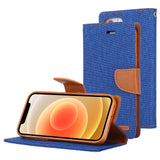 Mercury Canvas iPhone 12, iPhone 12 Pro Secure Case - Blue
