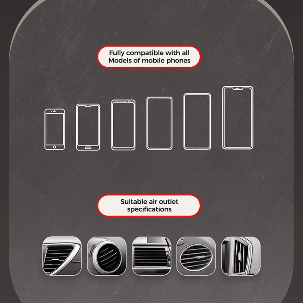 Car Phone Holder Magnetic Air Outlet JOYROOM - Black