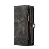 iPhone 13 Case CASEME Detachable Multi-slot Wallet - Black