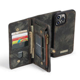 iPhone 13 Pro Case CASEME Detachable Secure - Black