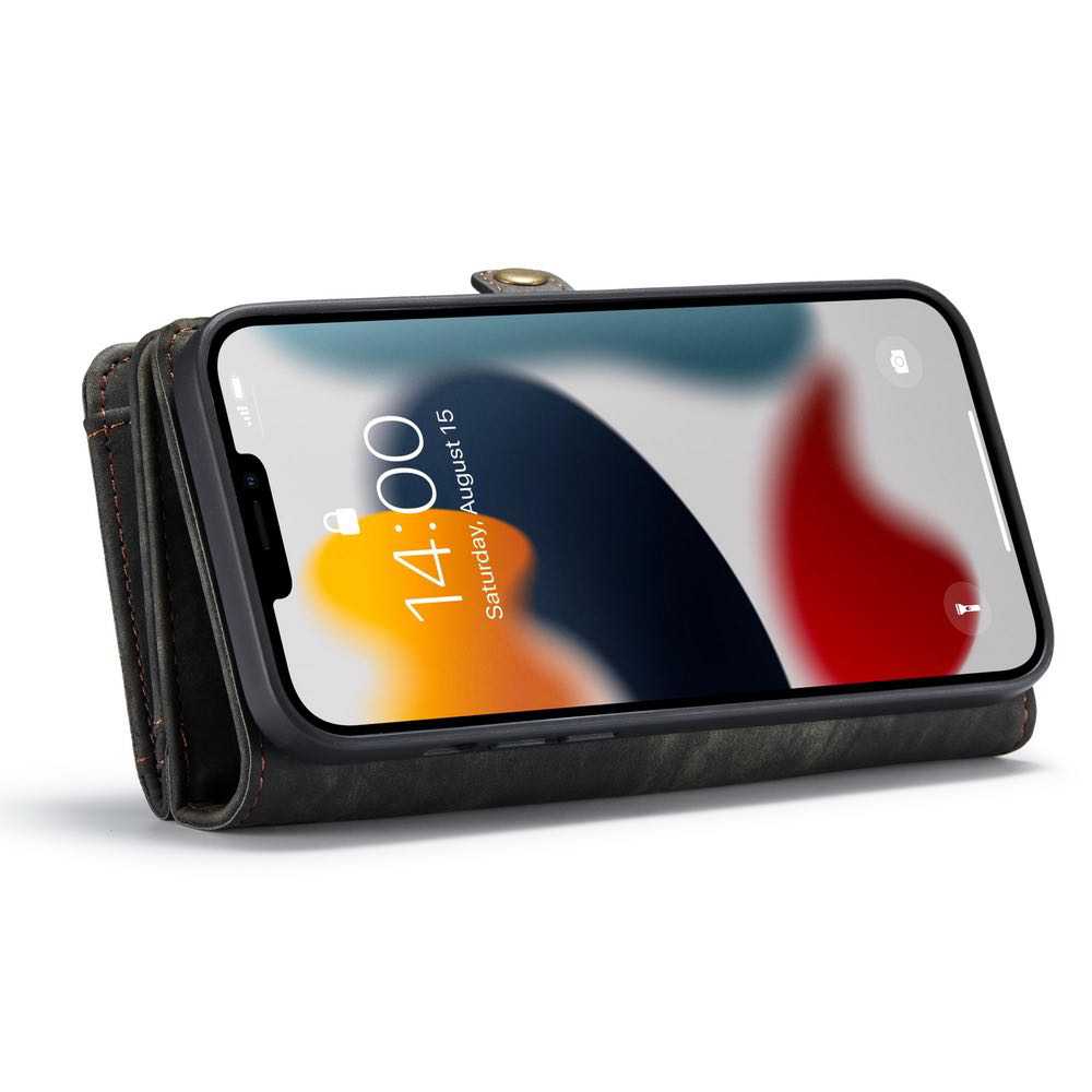 iPhone 13 Pro Case CASEME Detachable Secure Multi-Slot - Black