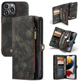 iPhone 13 Pro Case CASEME Detachable Secure - Black