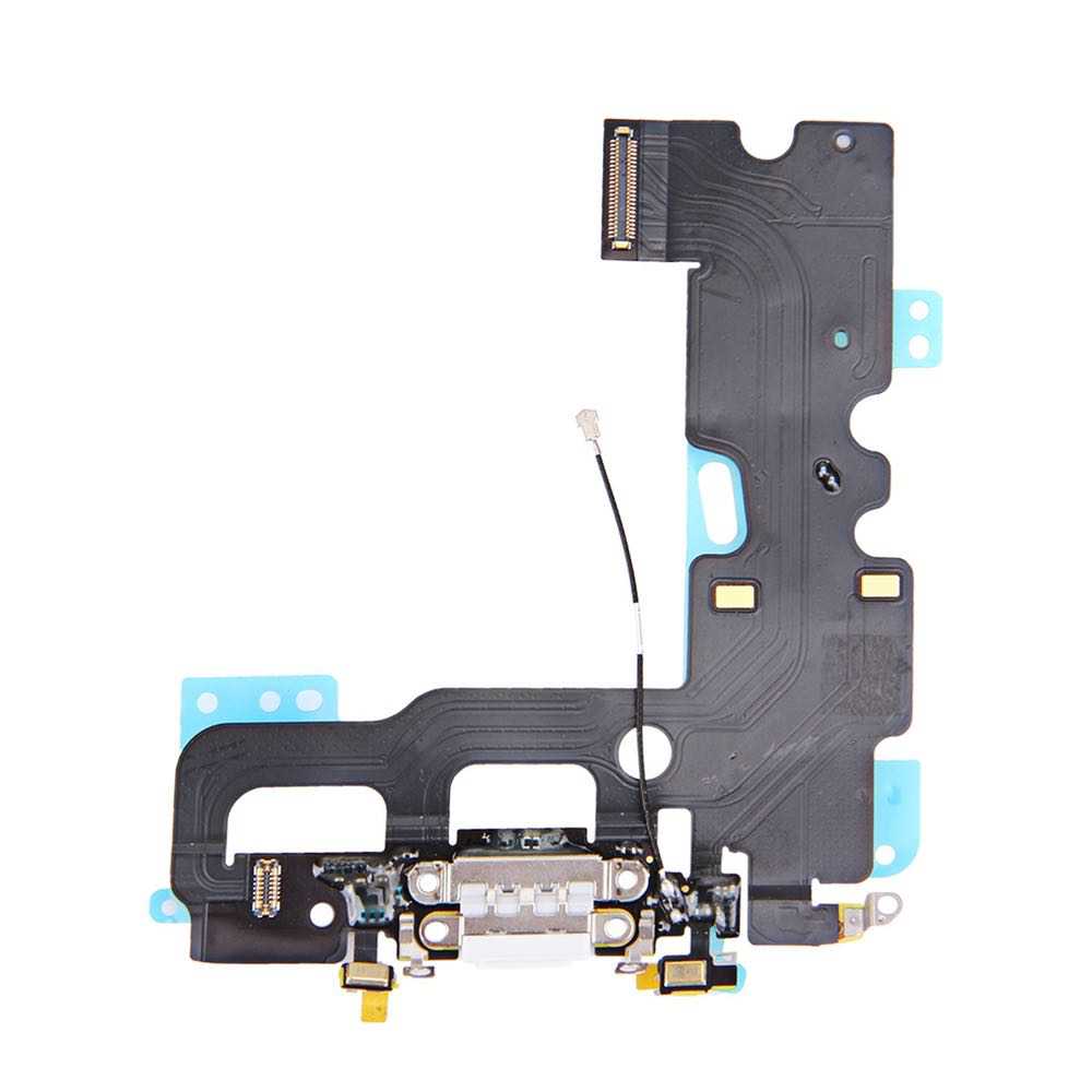 Replacement Charging port flex cable for iPhone 7 - White