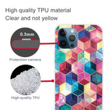 Colourful Hexagon Design Soft TPU iPhone 12/iPhone 12 Pro Case