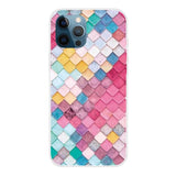 Colourful Square Design Soft TPU iPhone 12/iPhone 12 Pro Case