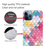 Colourful Square Design Soft TPU iPhone 12/iPhone 12 Pro Case